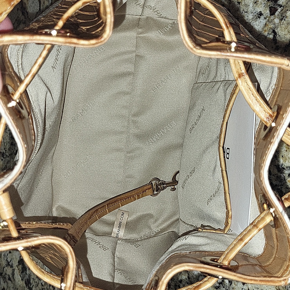 Brahmin Melinda Multi Castalia Bucket Bag - Picture 7 of 13
